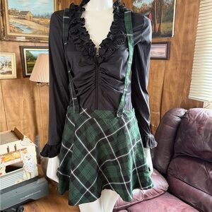Tripp Punk Goth Plaid Skirt